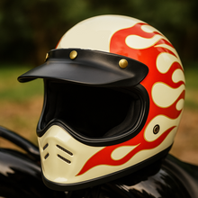 Load image into Gallery viewer, Vintage Flame Helmet