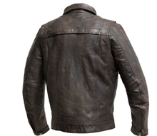Load image into Gallery viewer, Brown Leather Jacket
