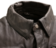 Load image into Gallery viewer, Brown Leather Jacket