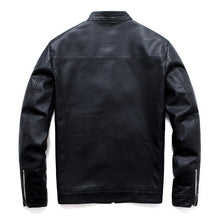 Load image into Gallery viewer, Men Faux Leather Jackets Black