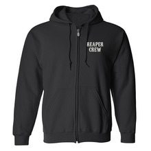 Load image into Gallery viewer, SoA Reaper Crew Fleece Zip-Up Sweatshirt
