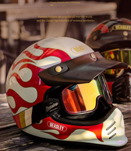 Load image into Gallery viewer, Vintage Flame Helmet
