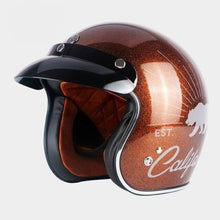 Load image into Gallery viewer, Brown Bear Open Face Helmet
