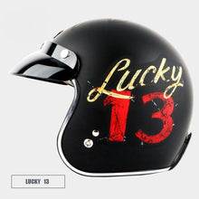 Load image into Gallery viewer, Lucky 13 Open Face Helmet
