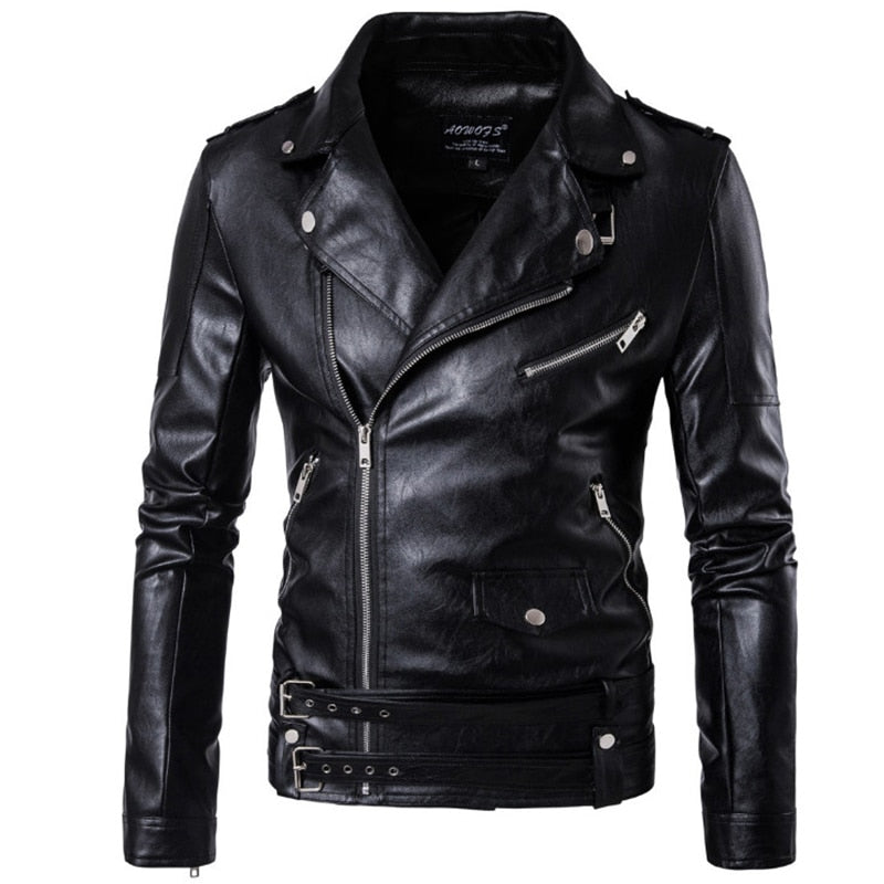 New design Motorcycle Bomber Leather Jacket