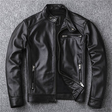 Load image into Gallery viewer, Vintage genuine leather Jacket
