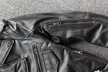 Load image into Gallery viewer, Leather Moto Jacket
