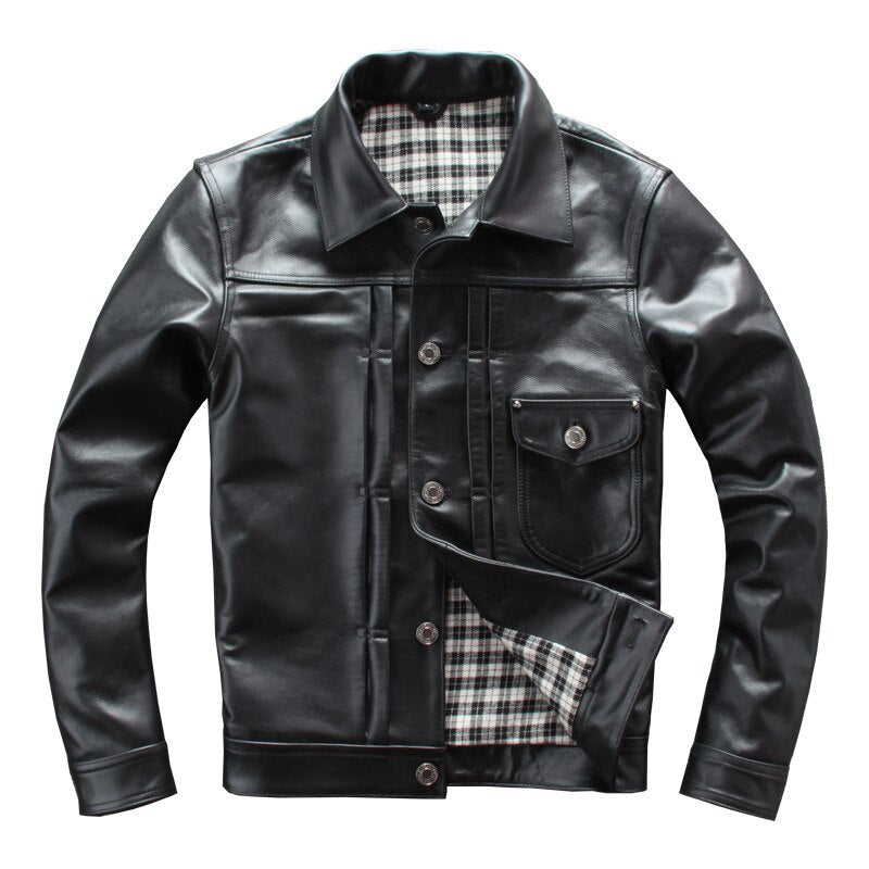Classic Leather Riding Jacket