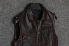 Load image into Gallery viewer, Vintage Biker Vest
