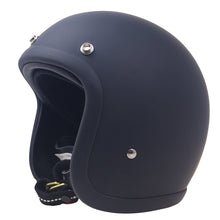 Load image into Gallery viewer, Matte Black Open Face Helmet
