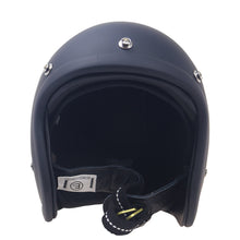 Load image into Gallery viewer, Matte Black Open Face Helmet
