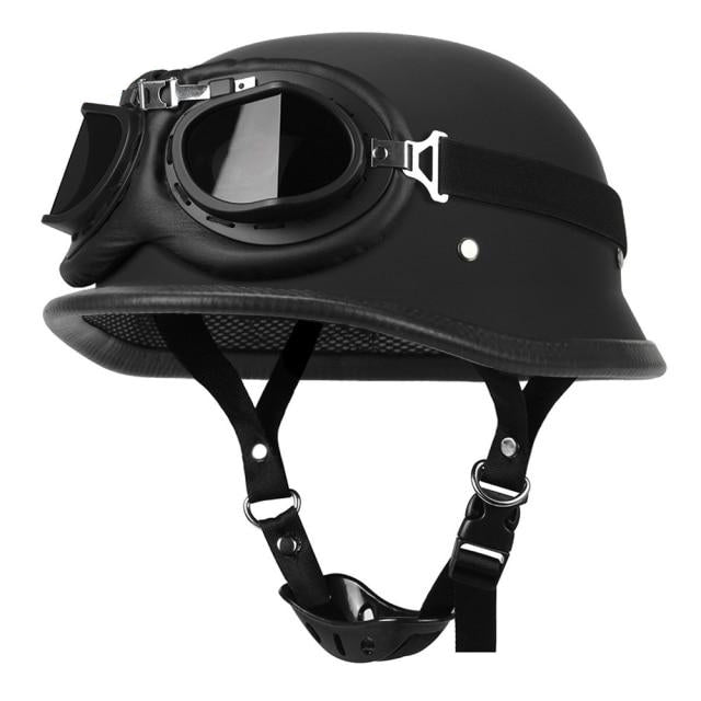 Skull Cap With Goggles Helmet