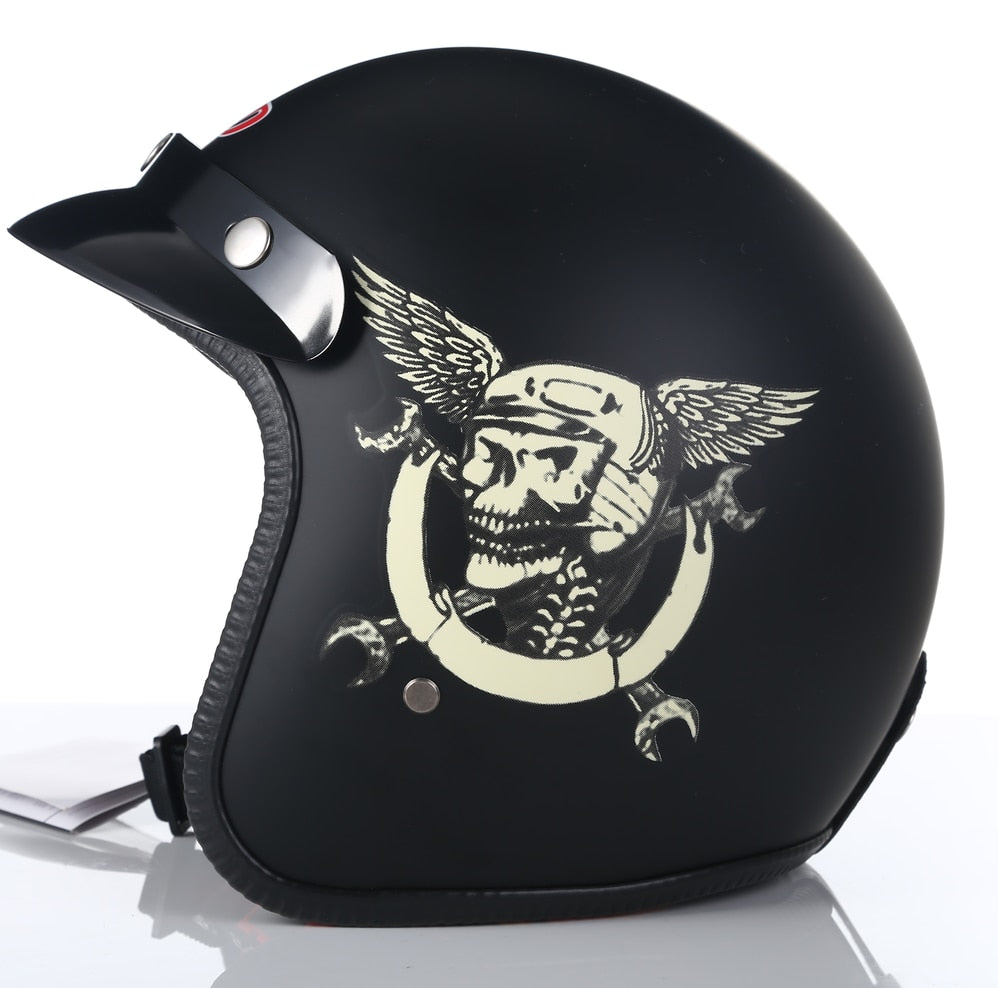 Vintage Open Face Helmet